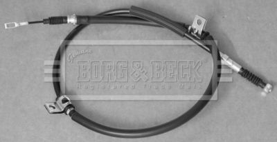 Тросик, cтояночный тормоз BORG & BECK BKB3569 для HYUNDAI TRAJET