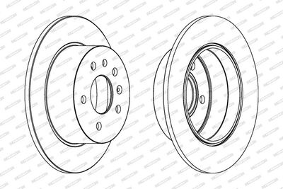 DISC FRANA FERODO DDF239 1