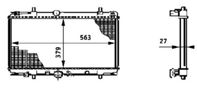 RADIATOR RACIRE MOTOR MAHLE CR590000S 1