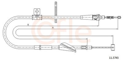 CABLU FRANA DE PARCARE