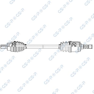 полуоска GSP 244068OL