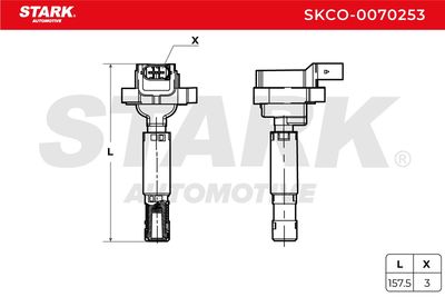 запалителна бобина STARK SKCO-0070253