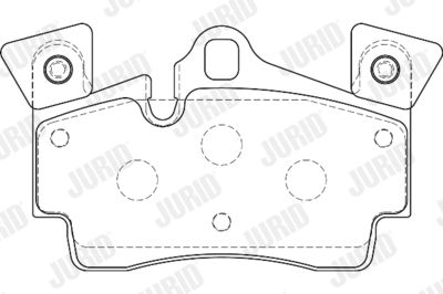 Brake Pad Set, disc brake 573638J