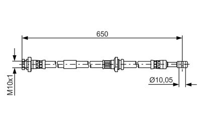 BOSCH Bremsschlauch