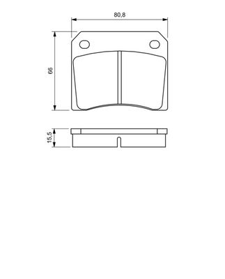 BREMSBELAGSATZ SCHEIBENBREMSE