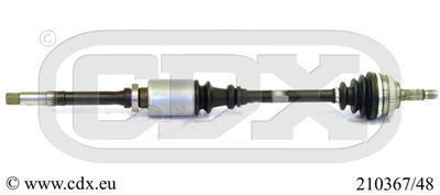 Приводной вал CDX 210367/48 для CITROËN AX