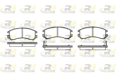Комплект тормозных колодок, дисковый тормоз ROADHOUSE 2219.02 для SUZUKI SWIFT