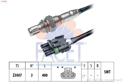 Sonda lambda FACET 10.7060