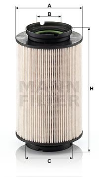 Топливный фильтр MANN-FILTER PU 936/2 x для VW PHAETON