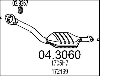 Katalizator MTS 04.3060