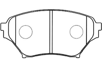 Kavo Parts Stabdžių trinkelių rinkinys, diskinis stabdys