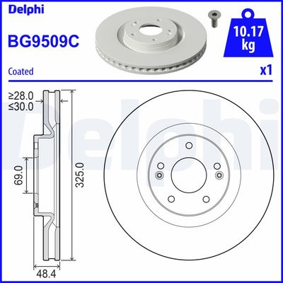 DISC FRANA DELPHI BG9509C