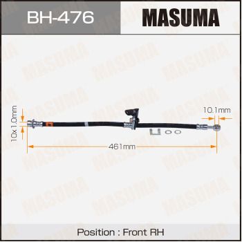 MASUMA BH-476 Тормозной шланг  для HONDA ACCORD VI (CK, CG, CH, CF) 2.0 i (CG9)