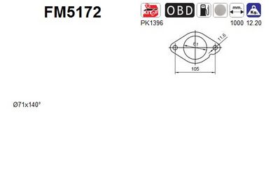 FILTRU FUNINGINE/PARTICULE SIST.DE ESAPAMENT