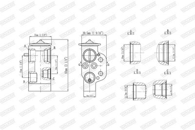 EXPANSIONSVENTIL KLIMAANLAGE WALKER WEX00022 6