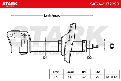 амортисьор STARK SKSA-0132298