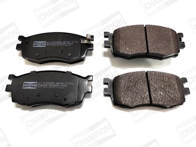 Комплект тормозных колодок, дисковый тормоз CHAMPION 572593CH для HYUNDAI ACCENT