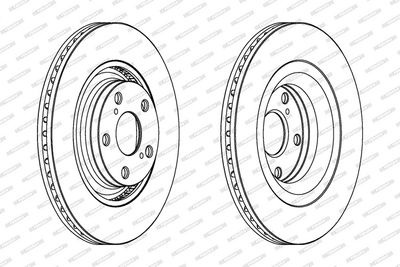 BREMSSCHEIBE FERODO DDF1754C