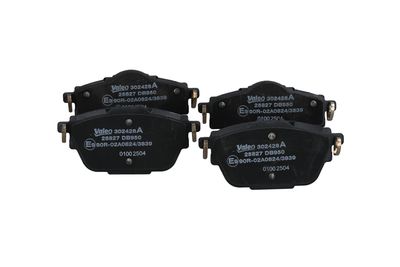 BREMSBELAGSATZ SCHEIBENBREMSE VALEO 302428A 26