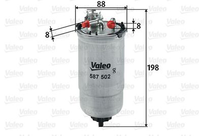 Filtr paliwa VALEO 587502 produkt