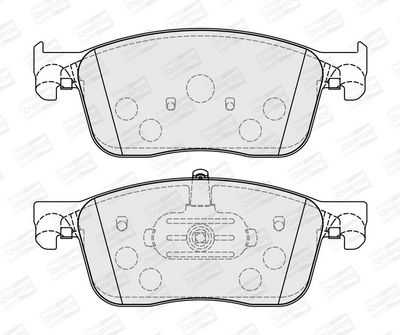 BREMSBELAGSATZ SCHEIBENBREMSE CHAMPION 573862CH 1