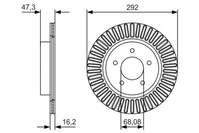 Brake Disc 0 986 479 D20