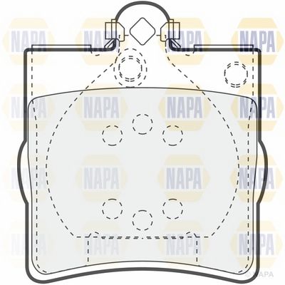 Brake Pad Set NAPA PBP7156