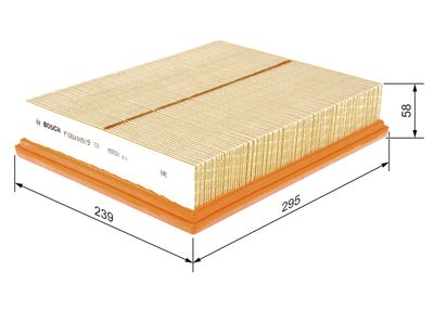 LUFTFILTER BOSCH F026400519 4