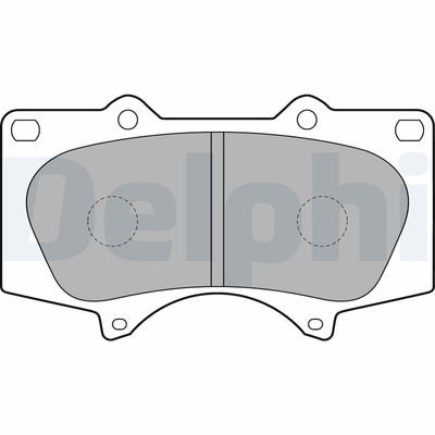 Brake Pad Set, disc brake LP1782