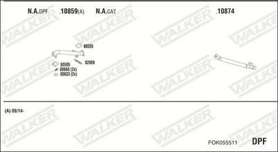 SISTEM DE ESAPAMENT WALKER FOK055511