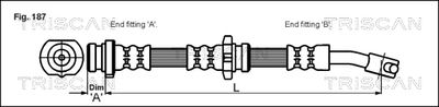 Тормозной шланг TRISCAN 8150 14129 для NISSAN VANETTE