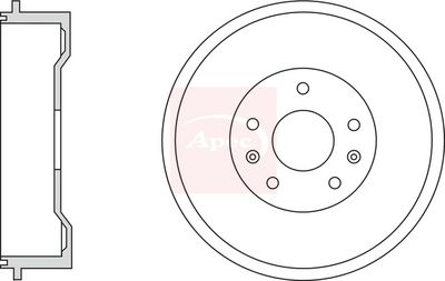 APEC Brake Drum DRM9955