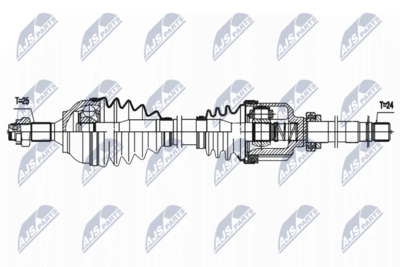 Wał napędowy NTY NPW-PE-087