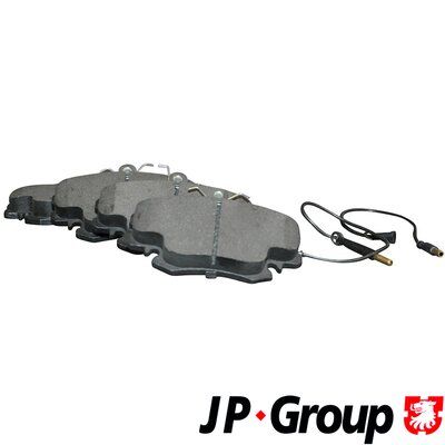 Комплект тормозных колодок, дисковый тормоз JP GROUP 4163603110 для LIFAN 520i