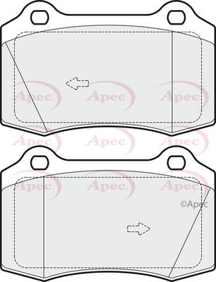 Brake Pad Set APEC PAD1704