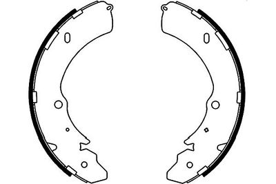 Kavo Parts Комплект барабанных колодок