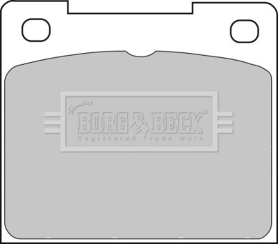 Комплект тормозных колодок, дисковый тормоз BORG & BECK BBP1307 для TRIUMPH SPITFIRE