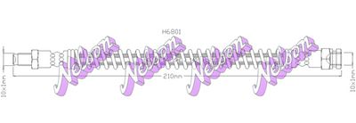 Тормозной шланг KAWE H6801 для HYUNDAI H-1