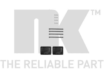 Комплектующие, колодки дискового тормоза NK 7943990 для SKODA 110