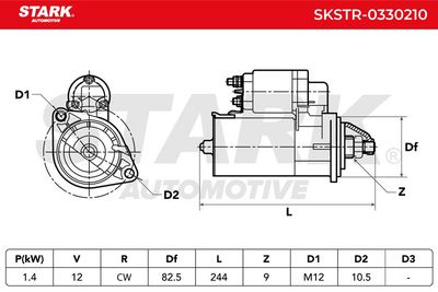 стартер STARK SKSTR-0330210