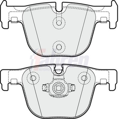Fahren Brake Pad Set, disc brake FBP3725