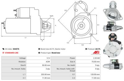 STARTER AS-PL S5457S 4