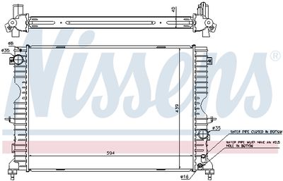 RADIATOR RACIRE MOTOR NISSENS 64312A 5