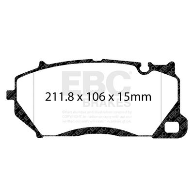 Bremseklodser EBC BRAKES DP42492R