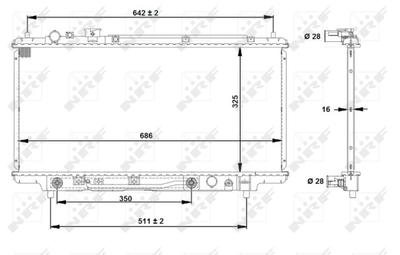 Радиатор, охлаждение двигателя WILMINK GROUP WG1722385 для MAZDA 323