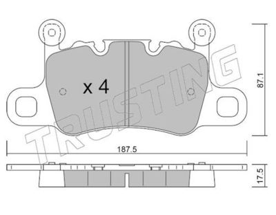 SET PLACUTE FRANA FRANA DISC TRUSTING 14170
