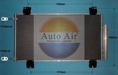 Condenser, air conditioning Auto Air Gloucester 16-1384