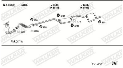 SISTEM DE ESAPAMENT WALKER FOT09644