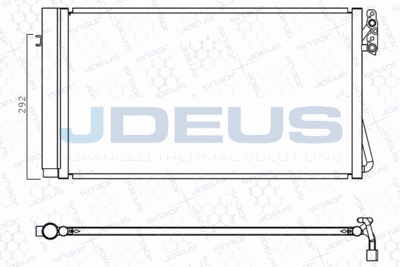 CONDENSATOR CLIMATIZARE JDEUS M7050680