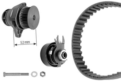 BOSCH Wasserpumpe + Zahnriemensatz